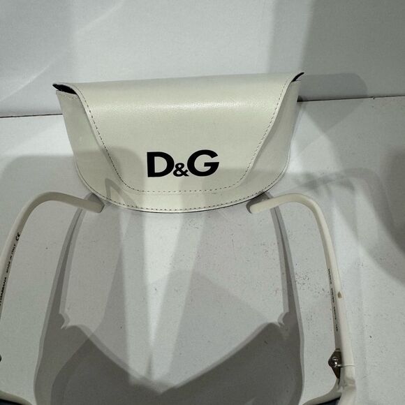 Dolce & Gabbana White Frame Sunglasses main image 6